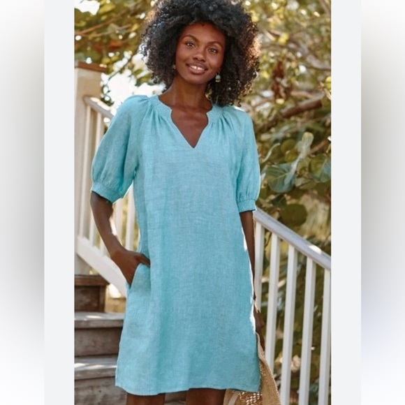 Garnet hill Amelia Linen Dress - Picture 8 of 8